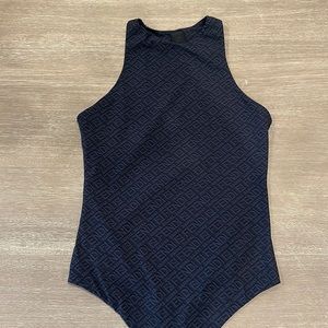 Fendi skims high neck bodysuit 🖤